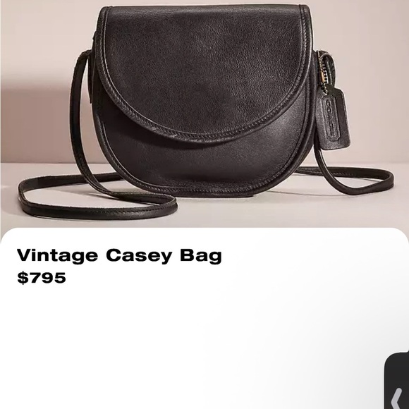 Vintage Coach Elegant dark blue Leather Crossbody Bag - Picture 8 of 8